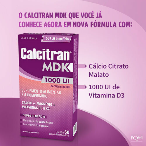 Calcitran MDK 60 Comprimidos