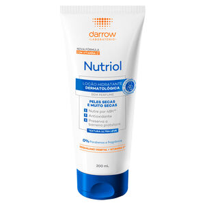 Loção Hidratante Darrow Nutriol Peles Secas e Muito Secas Sem Perfume 200ml