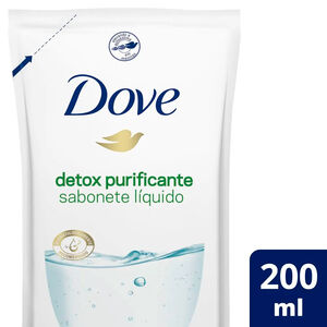 Sabonete Líquido Dove Detox Purificante Água Micelar Refil 200ml