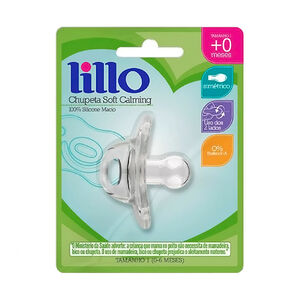 Chupeta Lillo Soft Calming Silicone Tamanho 1 de 0 a 6 Meses com 1 Unidade