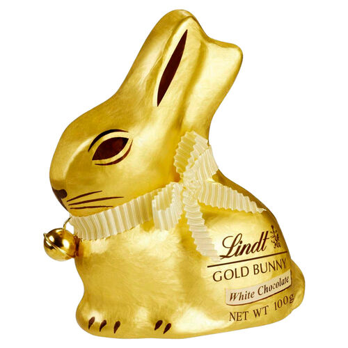 Coelho de Chocolate Branco Lindt Gold Bunny 100g_2
