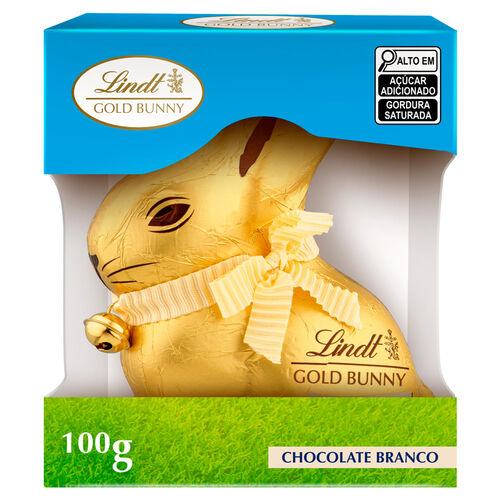 Coelho de Chocolate Branco Lindt Gold Bunny 100g_1