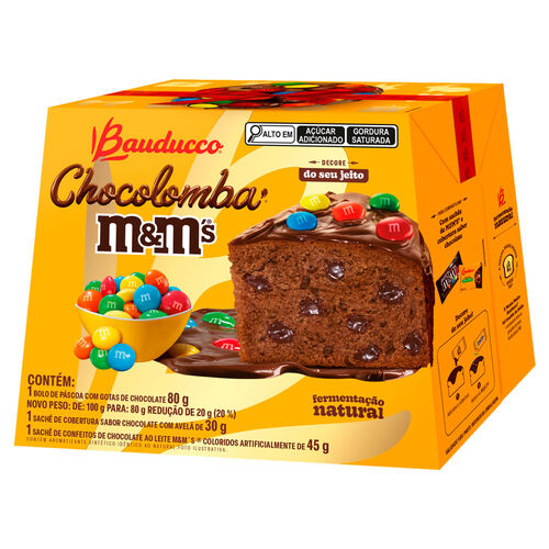 Chocolomba Bauducco com Gotas de Chocolate