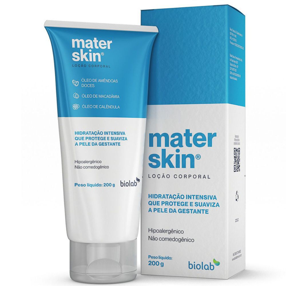 Mater Skin Loção Hidratante para Gestante com 200g