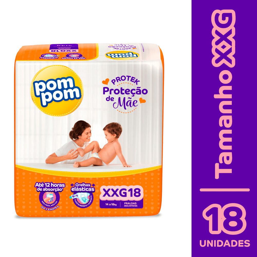 Fralda Pom Pom XXG