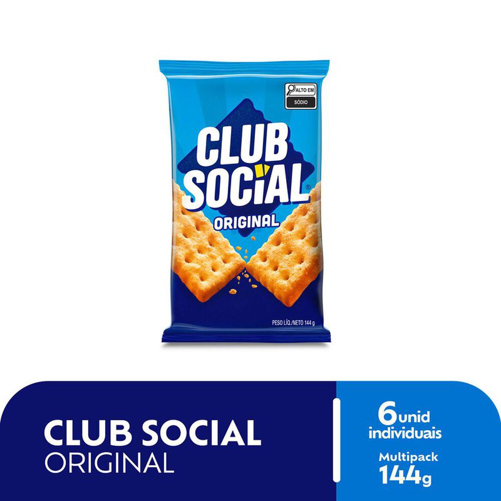 Biscoito Salgado Club Social original
