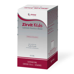 Zirvit Kids Suspensão Sabor Tutti Frutti com 150ml