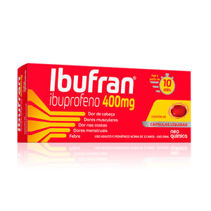 Ibufran 400mg com 8 Cápsulas Líquidas