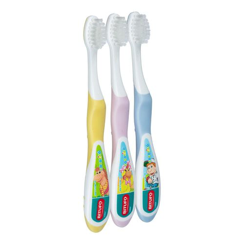 Escova de Dente Infantil Cocoricó Grandinhos Ultramacia 2 a 5 anos