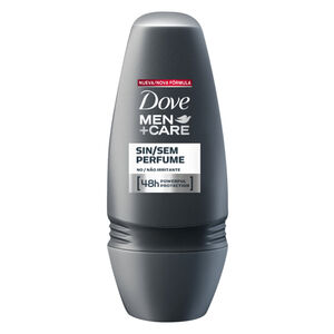 Desodorante Dove Men + Care Sem Perfume Roll-on Antitranspirante 48h com 50ml