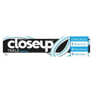 Creme Dental Close Up Triple Hortelã 70g