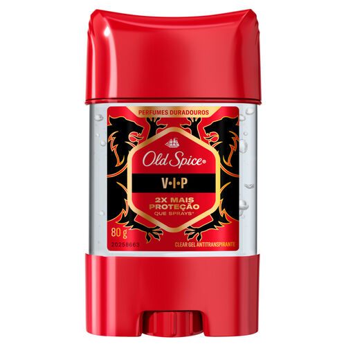 Desodorante Old Spice Vip Clear Gel Stick Antitranspirante 80g_1