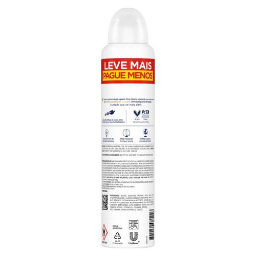 Desodorante Dove Aerosol Invisible Dry 250ml Leve Mais por Menos