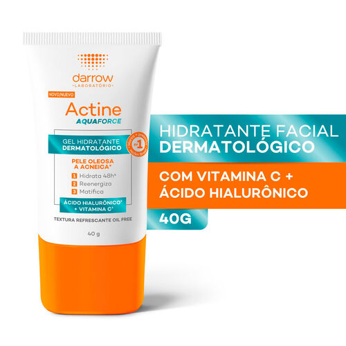 Actine Aquaforce Gel Hidratante Facial 40g Bisnaga