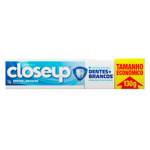 Creme Dental Closeup Dentes + Brancos Menta Refrescante 130g