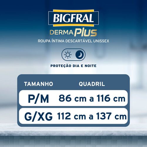 Bigfral P/M Derma Plus Unissex  24 Unidades
