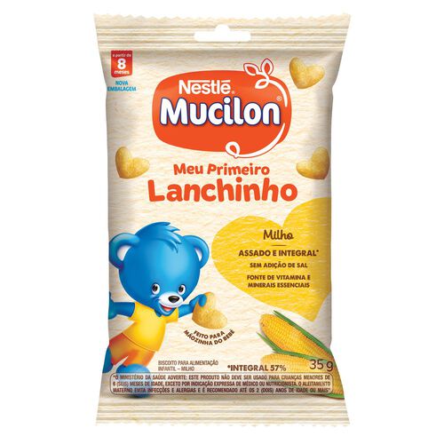 Biscoito Mucilon Snack Milho 35g 1