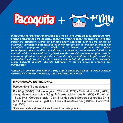Barra de Proteína +MU Performance Mukebar Paçoquita 60g_2