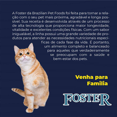 Ração para Gatos Foster Premium Cats Adultos Blend 1Kg_4