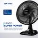 Ventilador Mondial Super Power 40 Preto/Prata