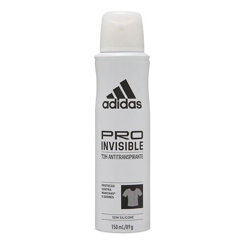 Desod Aerossol Antitranspirante Adidas Feminino Pro Invisible 150ml