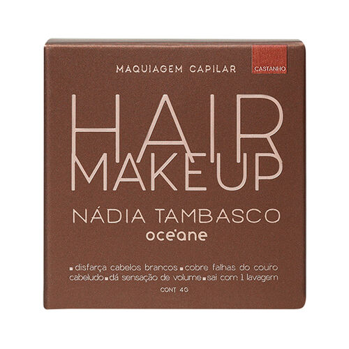Maquiagem Capilar Océane Hair Make Up Castanho 4g_1