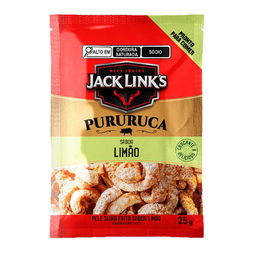 Pururuca Pronta Jack Link's Sabor Limão 25g Pacote