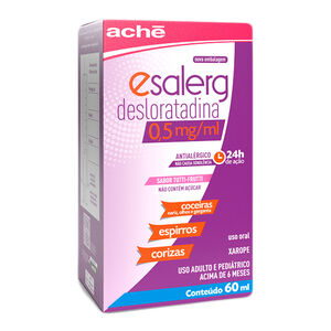 Esalerg 0,5mg/ml Xarope com 60ml