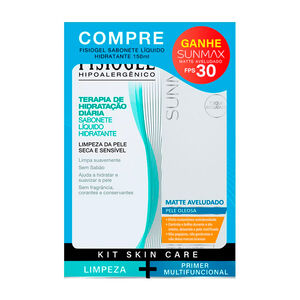 Kit Fisiogel Stiefel Sabonete Líquido 150ml + Sunmax Matte Aveludado