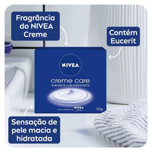 NIVEA Sabonete em Barra Creme Care Promo