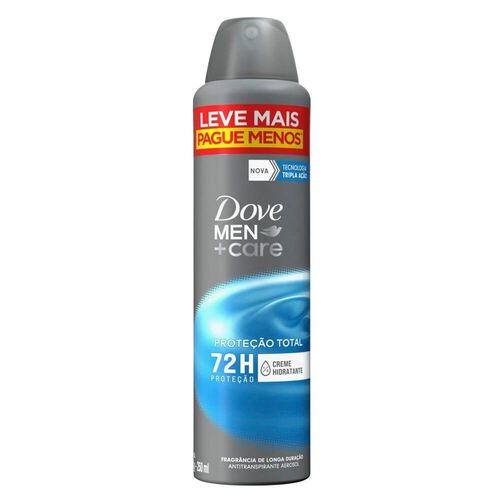 Desodorante Dove Men + Care Cuidado Total Antitranspirante 250ml Leve Mais por Menos