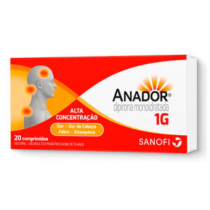 Anador 1g com 20 Comprimidos