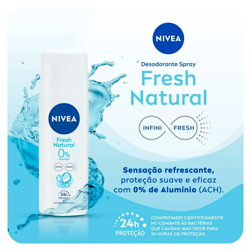 Desodorante Nivea Fresh Natural Spray Infini Fresh_3