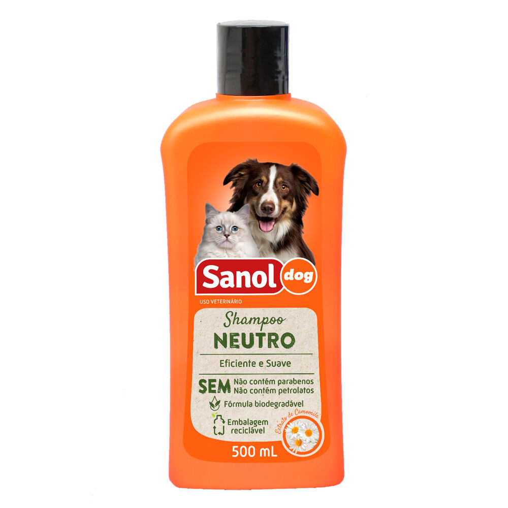 Shampoo Veterinário Sanol Dog Neutro com 500ml
