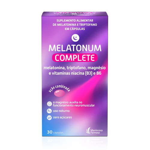 Melatonum Complete com 30 Cápsulas Caixa