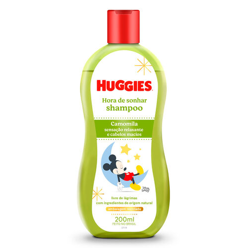 Shampoo Infantil Huggies Chá de Camomila 200ml Frente