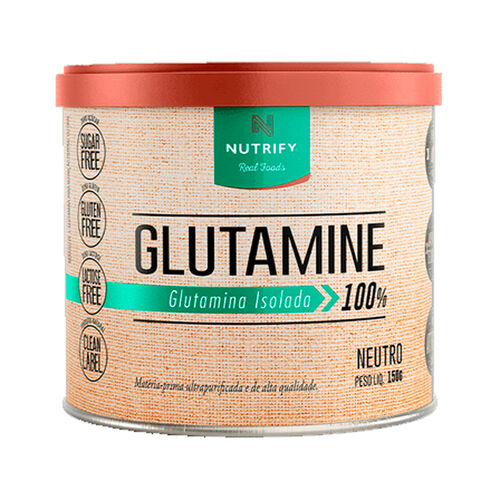Glutamine Isolada 100% Nutrify Neutro 150g