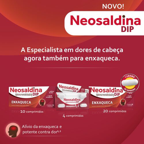 Neosaldina Dip 1g com 20 Comprimidos