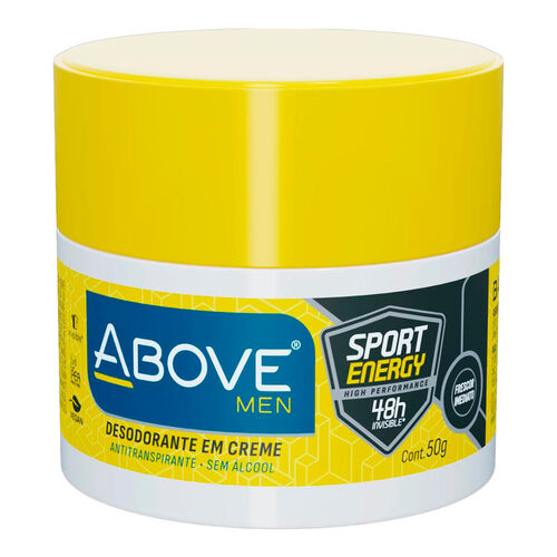 Desodorante em Creme Above Men Sport Energy Pote