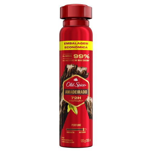 Desodorante Old Spice Lenha Spray Antitranspirante