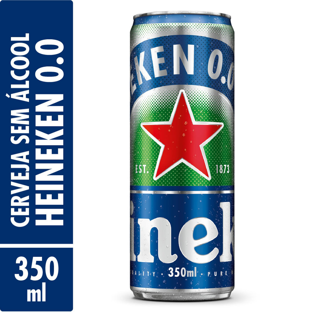 Cerveja Heineken Zero Álcool Lata
