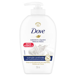 Sabonete Líquido para Mãos Dove Nutrição Profunda 250ml