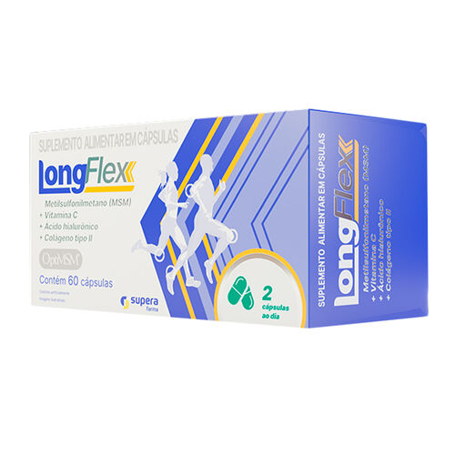 LongFlex Suplemento Alimentar com 60 Cápsulas Caixa