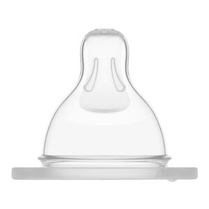 Bico de Mamadeira Mam Ortodôntico em Silicone Silk Touch Fluxo Super Lento Nível 0 com 1 Unidade