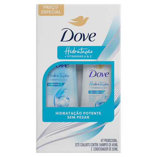 Kit Dove Hidratação Shampoo e Condicionador-1