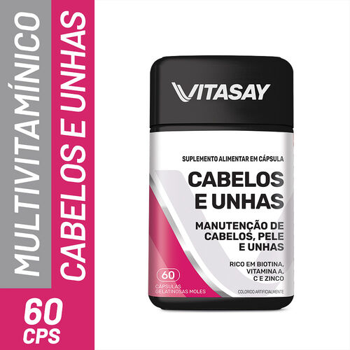 Vitasay Cabelos e Unhas com 60 Cápsulas_2