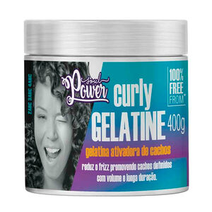 Gelatina Ativadora de Cachos Soul Power Curly Gelatine 400g