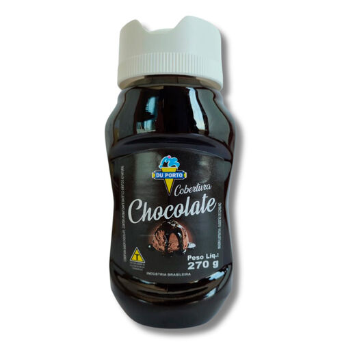 Cobertura de Chocolate Du Porto para Sorvete 270g Squeeze