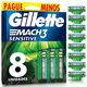 Carga para Aparelho de Barbear Gillette Mach3 Sensitive