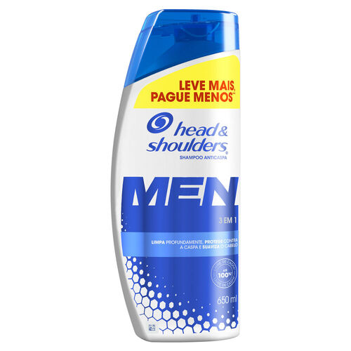 Shampoo Men 3 em 1 650ml